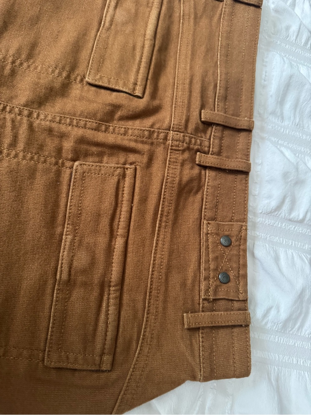 NWOT | Prana | Mini A-Line Nikit Skirt | Walnut | Size 6 - Picture 6 of 8